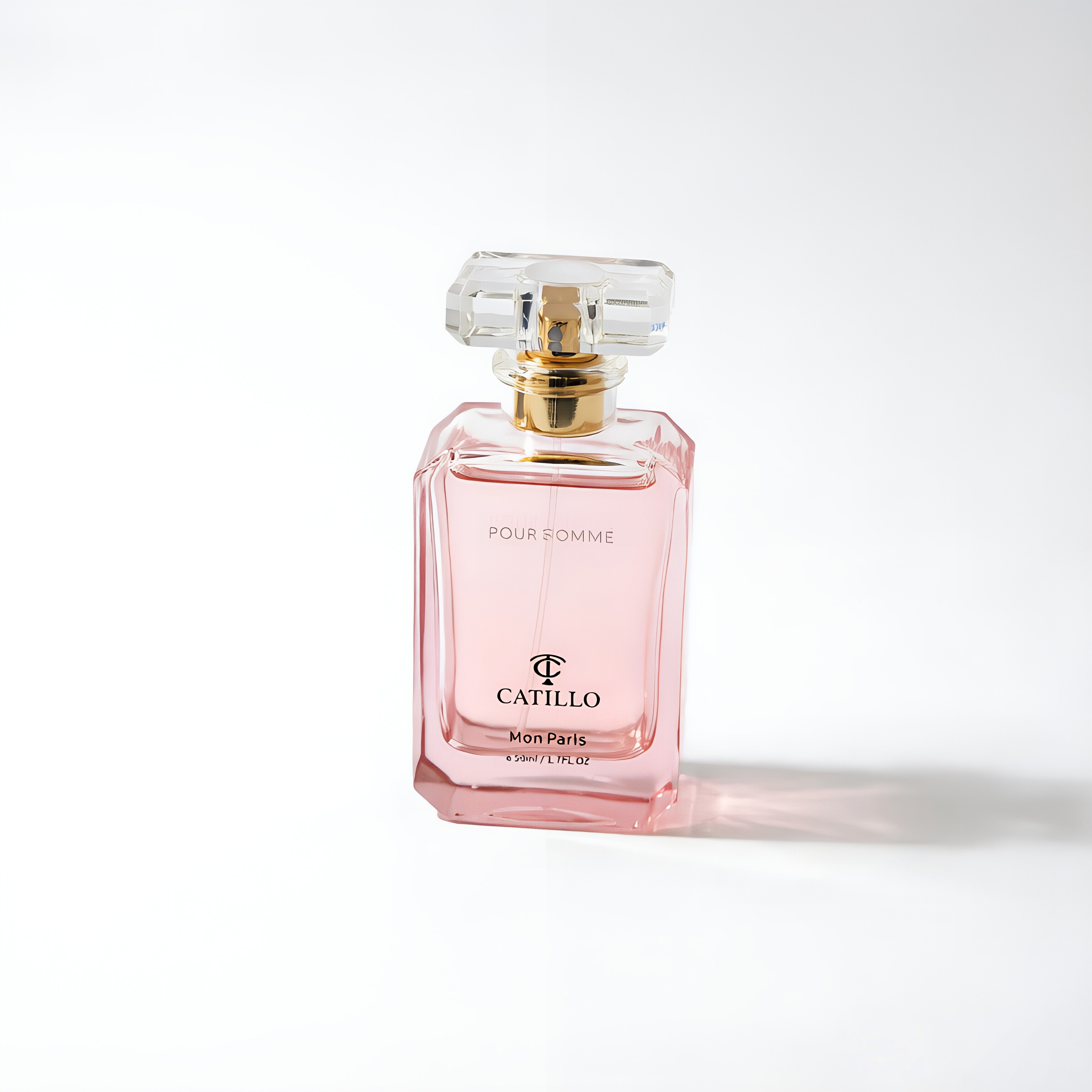 Pink Gradient Glass Parfümflasche 50ml