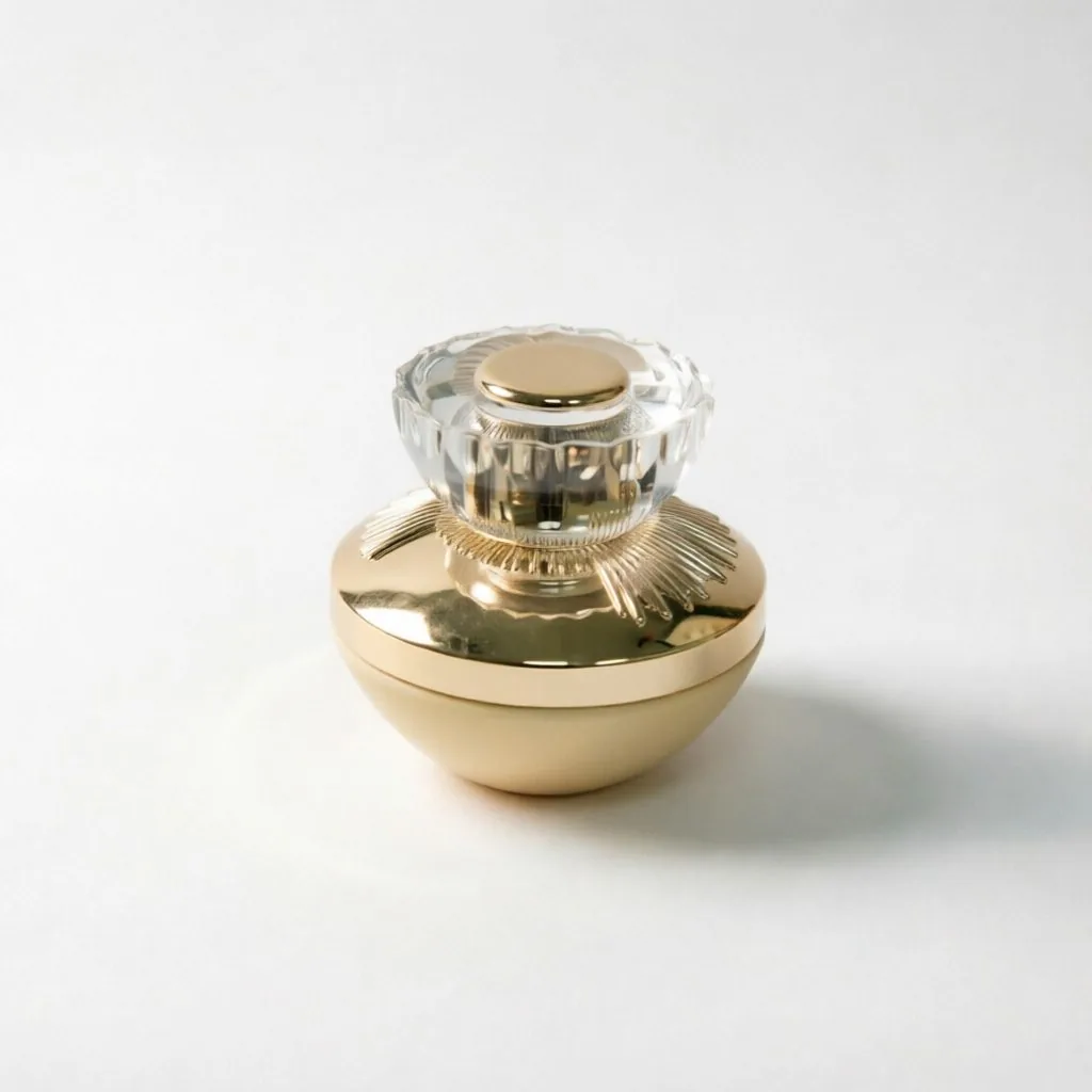 Luxury Gold Glass Essence Bottle