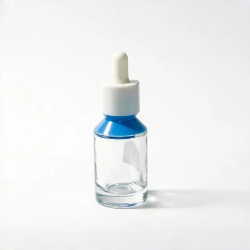 Blue Cosmetic Essence Bottle 30ml