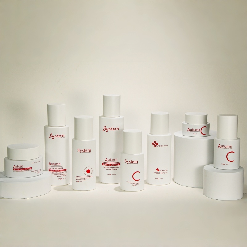 30ml 80ml 150ml Refillable empty cosmetic packaging Custom Bottle Glass Cream Jar