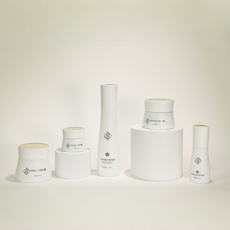 100ml Refilled oval shape cosmetics serums bottle