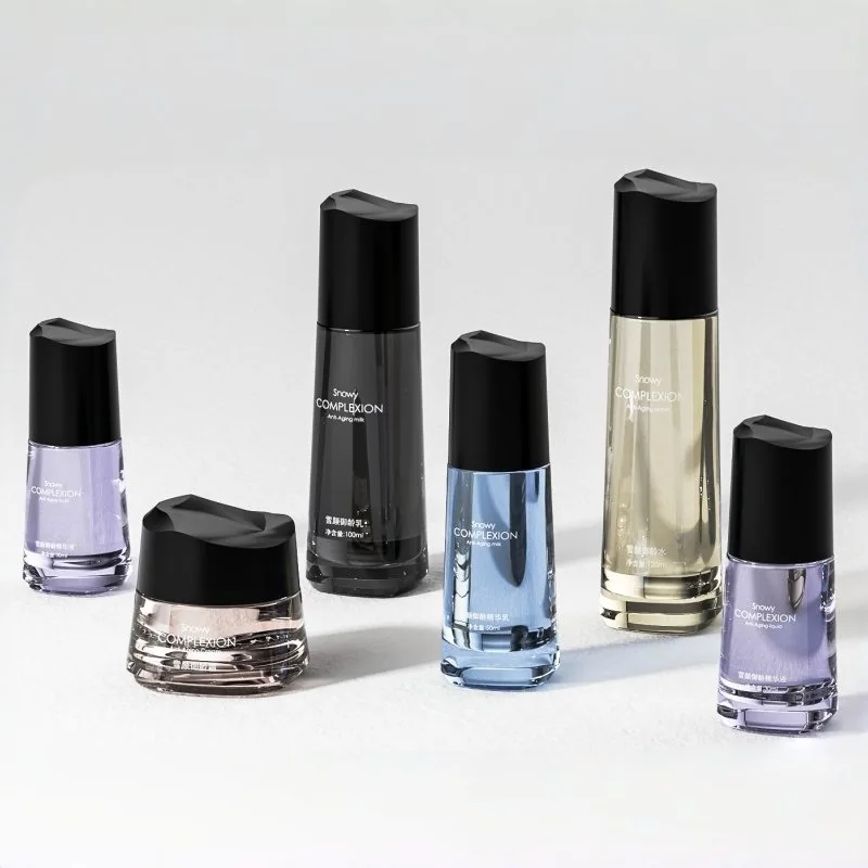 os recipientes do cuidado de 30ml 120mlSkin esvaziam o vidro de garrafas cosmético