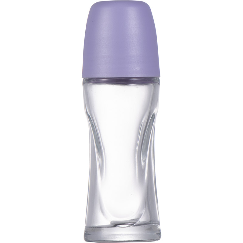 Glass ball bottle antiperspirant packaging plastic cap set