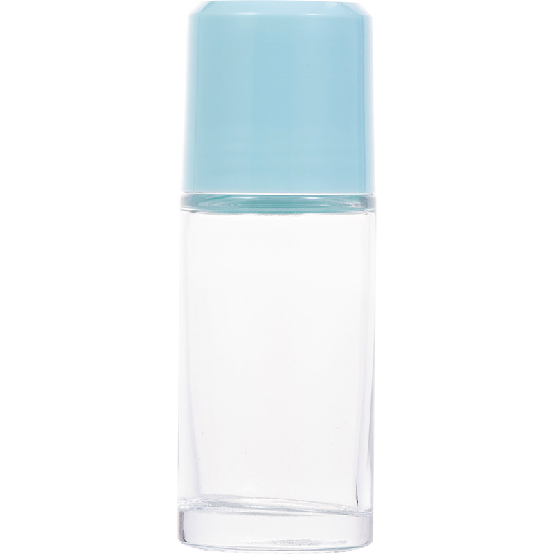 50ml plastic bottle with rotating cap and glass bottle