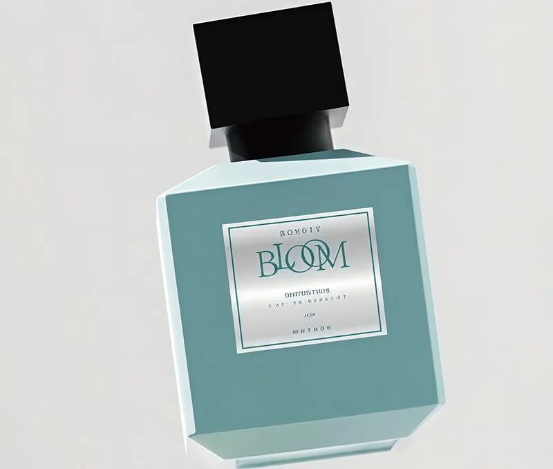 Frasco de perfume quadrado recarregável
