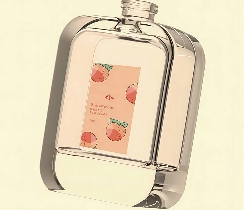Frasco de perfume grande de colônia de 1,70 onças e 3,4 onças de colônia