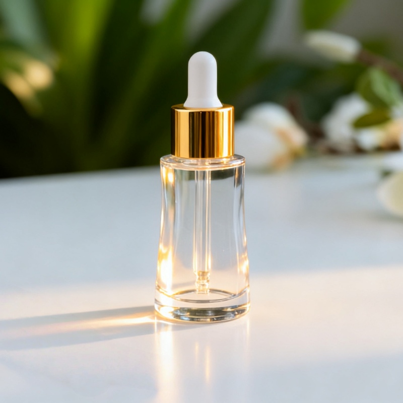 30ml Slim Waist Essence Foundation Glass Dropper Bottle