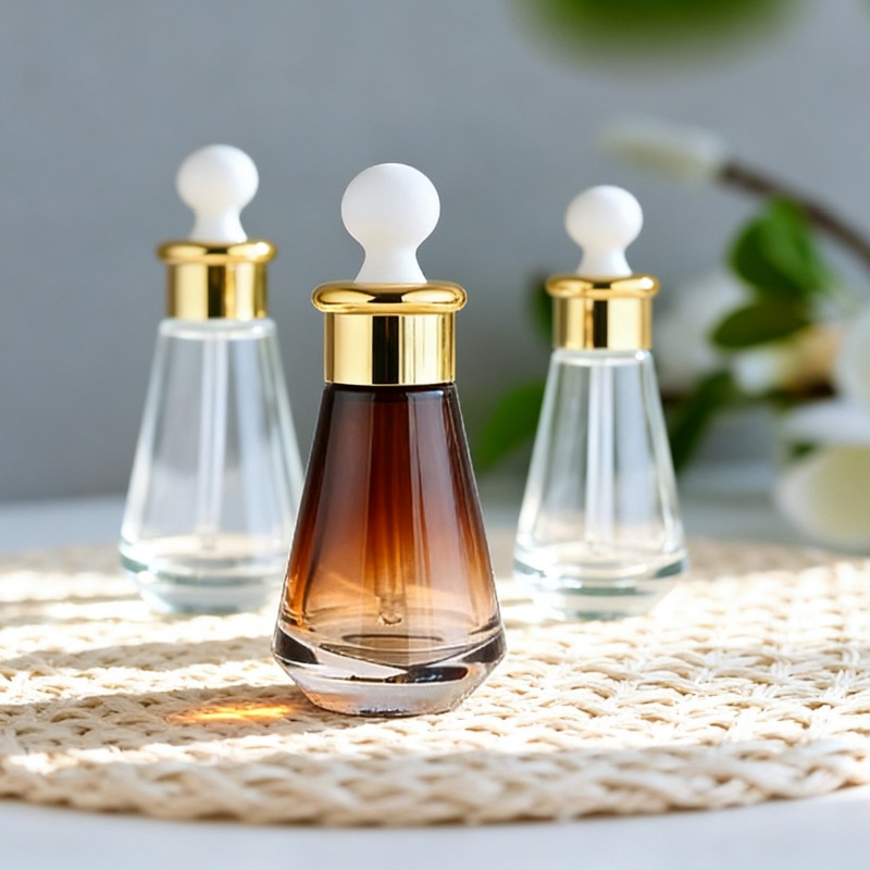 Customizable 30ml/50ml empty glass bottles for serum foundation