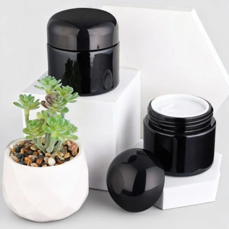Black cream bottle series,  High-Quality Cosmetic Packaging 60g, 100g