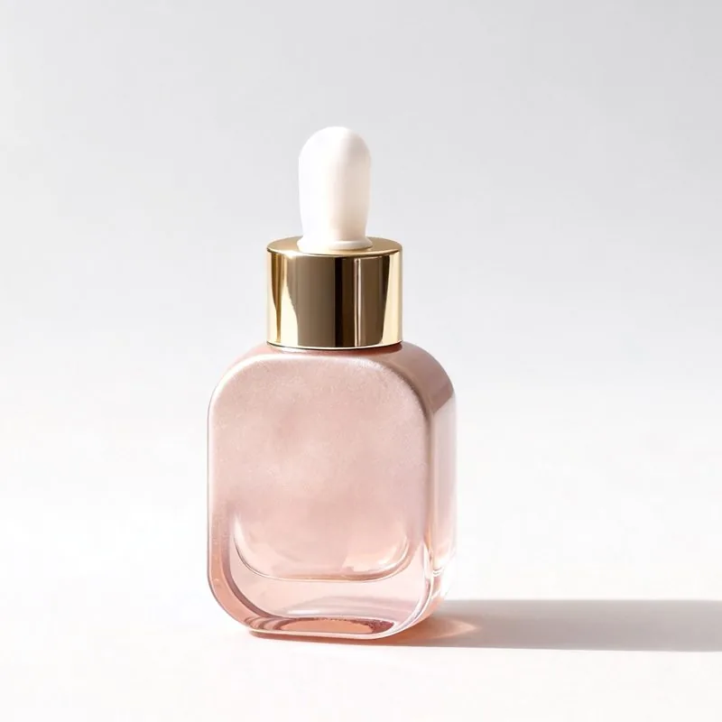 Stok Toptan 30 ml Yuvarlak Düz Kare Uçucu Yağ Şişesi Temizle Boş Damlalık Şişe