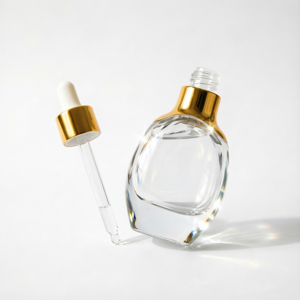 투명 Round Glass Essential Oil 스포이드 병