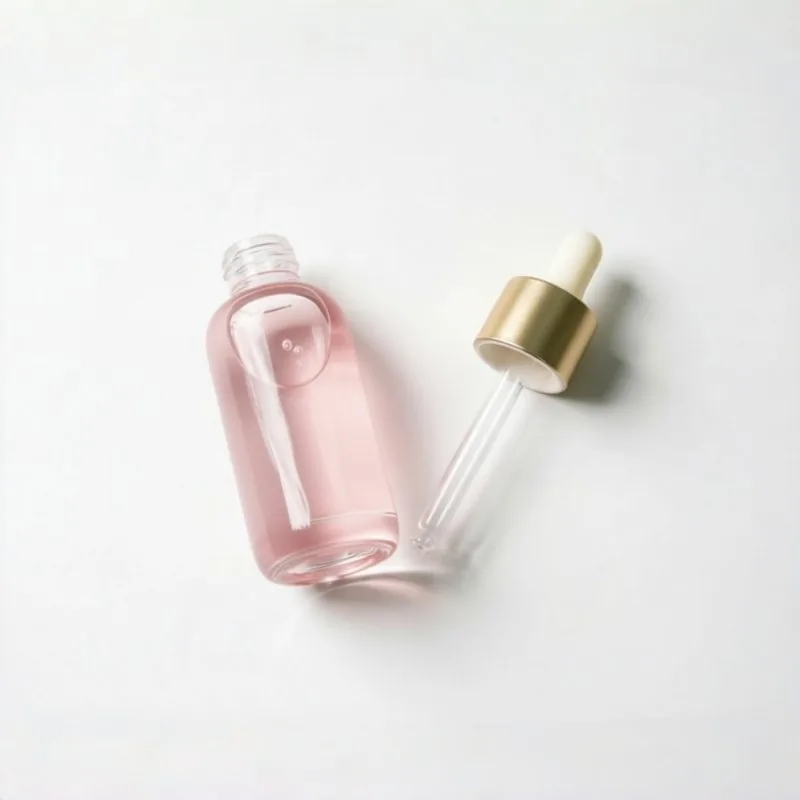 Pink Gradient Glass Essence şişe