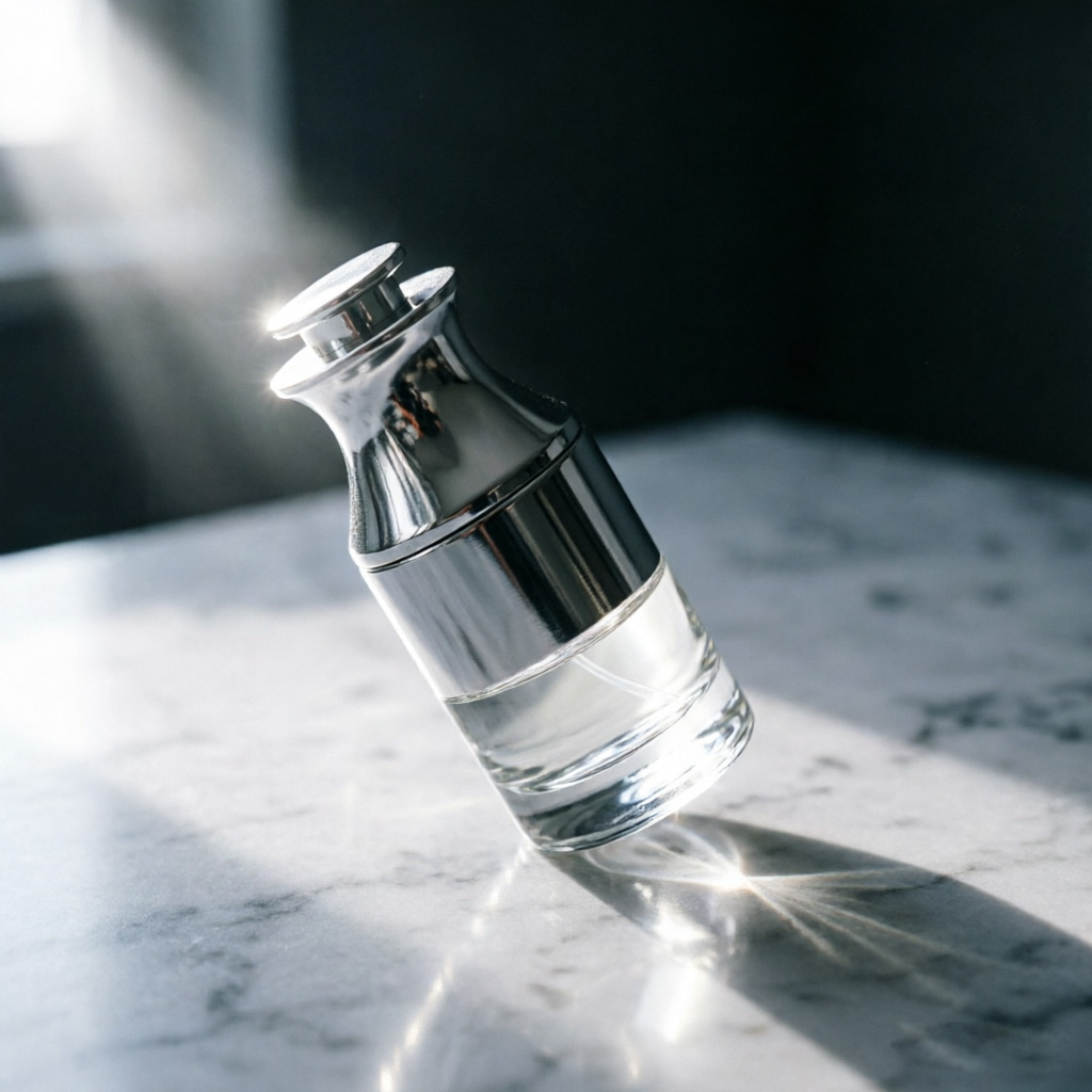 hochwertig Silver Glass Serumflasche