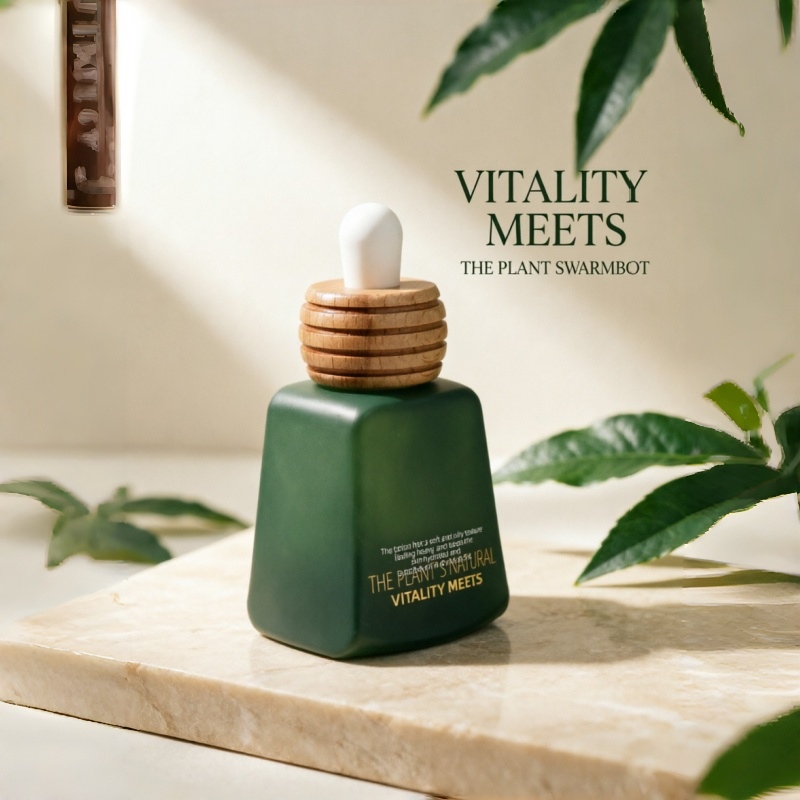 Frosted Green Glass Essential Oil Bottle 50ml
