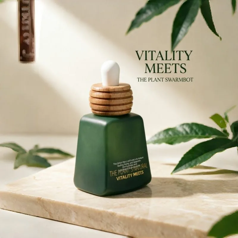 Frosted Green Glass Essential Oil Bottle 50ml