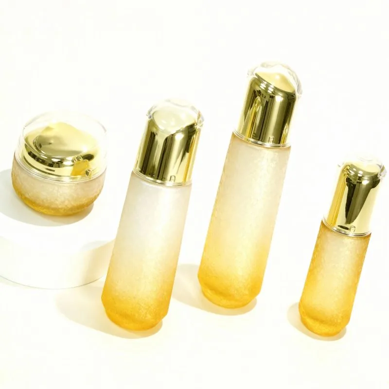 50ml 100ml atacado luxo fosco transparente cosemtics frasco bomba de loção