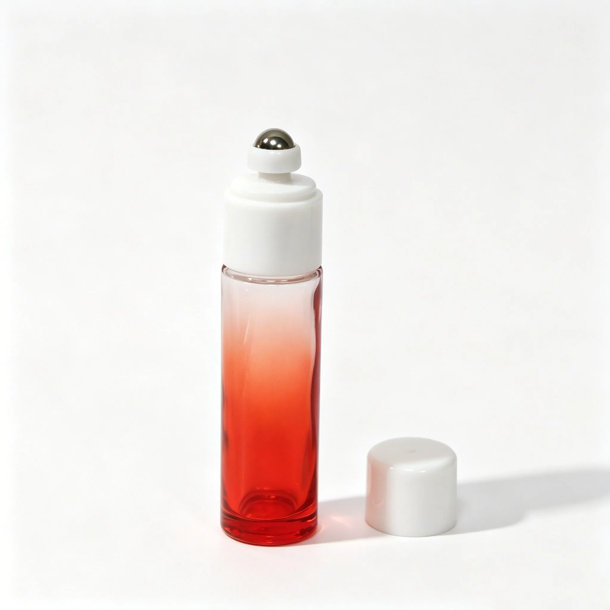 Amber Glass Roller Bottle with Stainless Steel Roller Ball 15ml