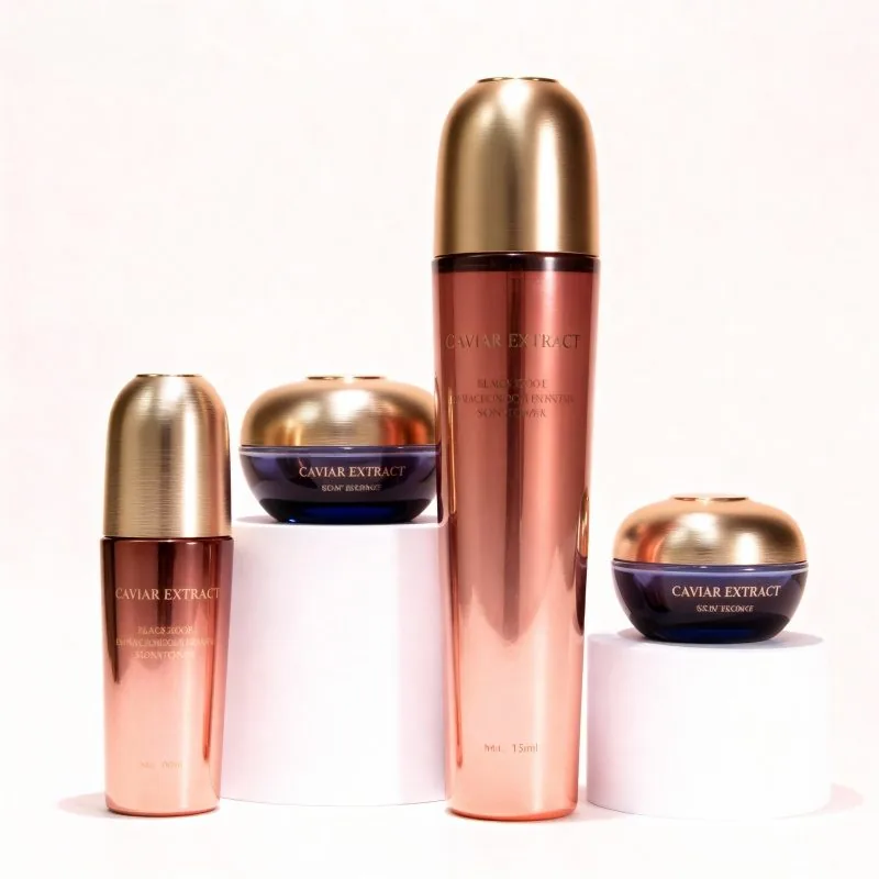 Os recipientes dos cuidados com a pele esvaziam o vidro de garrafas cosmético 40ml 100ml