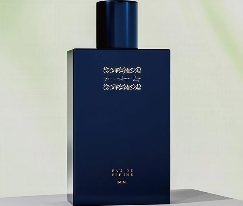 Custom Refill Unique Square 100ml Glass Cologne Bottles for Men