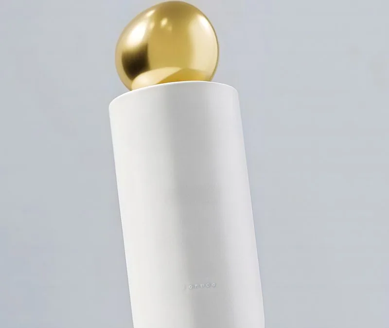 Novo frasco de perfume de vidro luxuoso 30ml com tampa colorida
