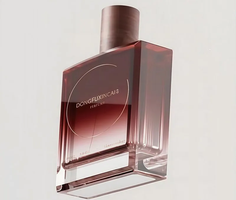 Vidro quadrado do frasco do pulverizador de perfume 100ml