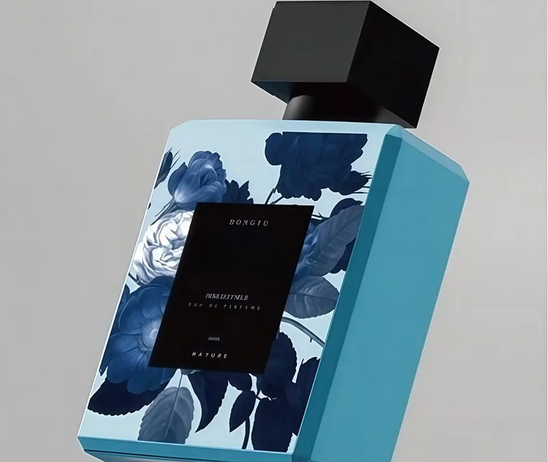 Embalagem de frasco de spray de alta qualidade de vidro para frasco de perfume de 100ml