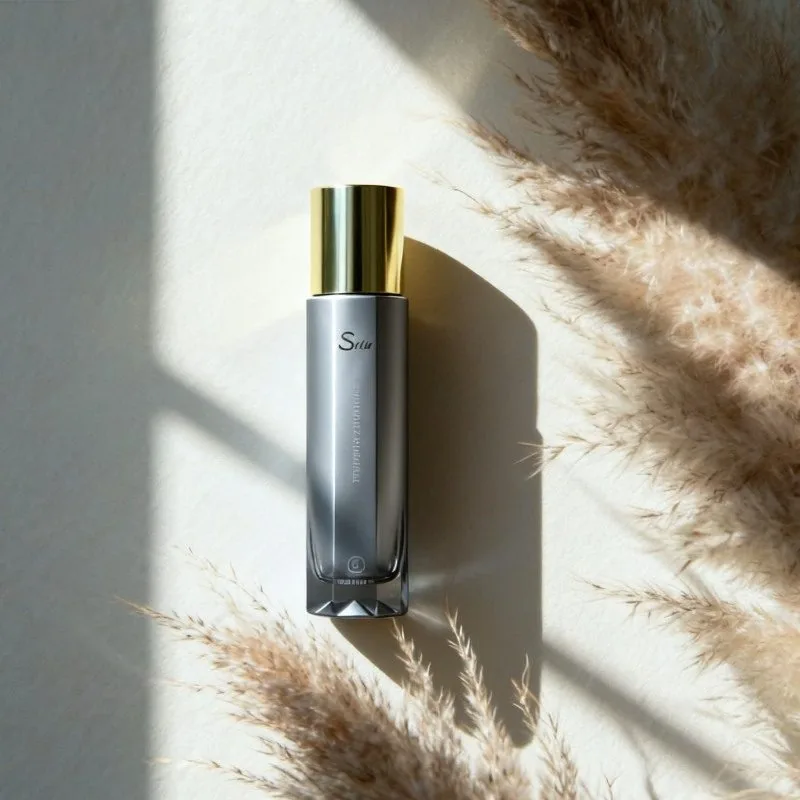Embalagem de vidro para recipiente cosmético 100ml para cuidados com a pele