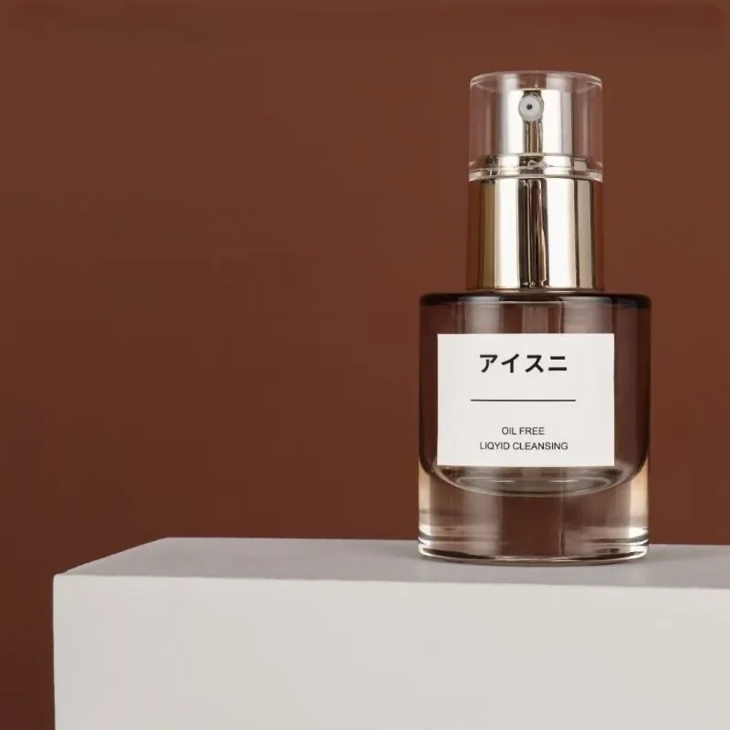 o cosmético vazio de vidro de 50ml 120ml engarrafa o fornecedor de empacotamento do frasco de creme 50g