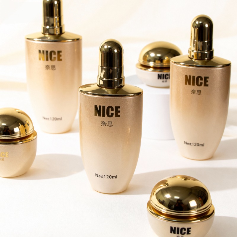 30ml Lotion Bottle Packaging 50ml 1oz Cosmetic Jars With Lids