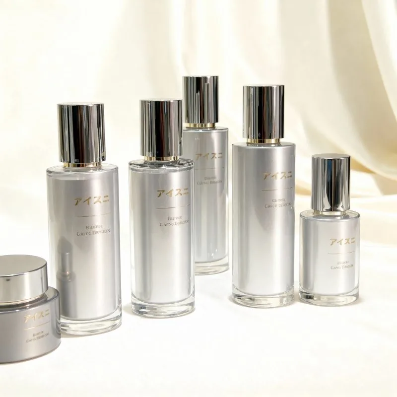 garrafa de empacotamento luxuosa dos cosméticos de 30ml 120ml com bomba