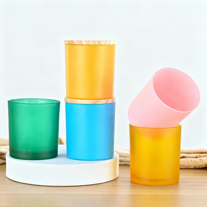 Gradient candle holder colored candle cup aromatherapy cup