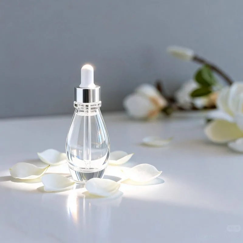 Luxurious oval dropper essential oil bottle 30ml