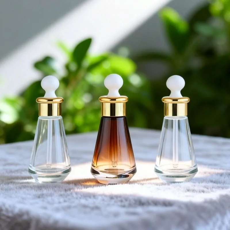 カスタマイズ可能な美容液ファンデーション用の 30ml/50ml 空のガラスボトル
