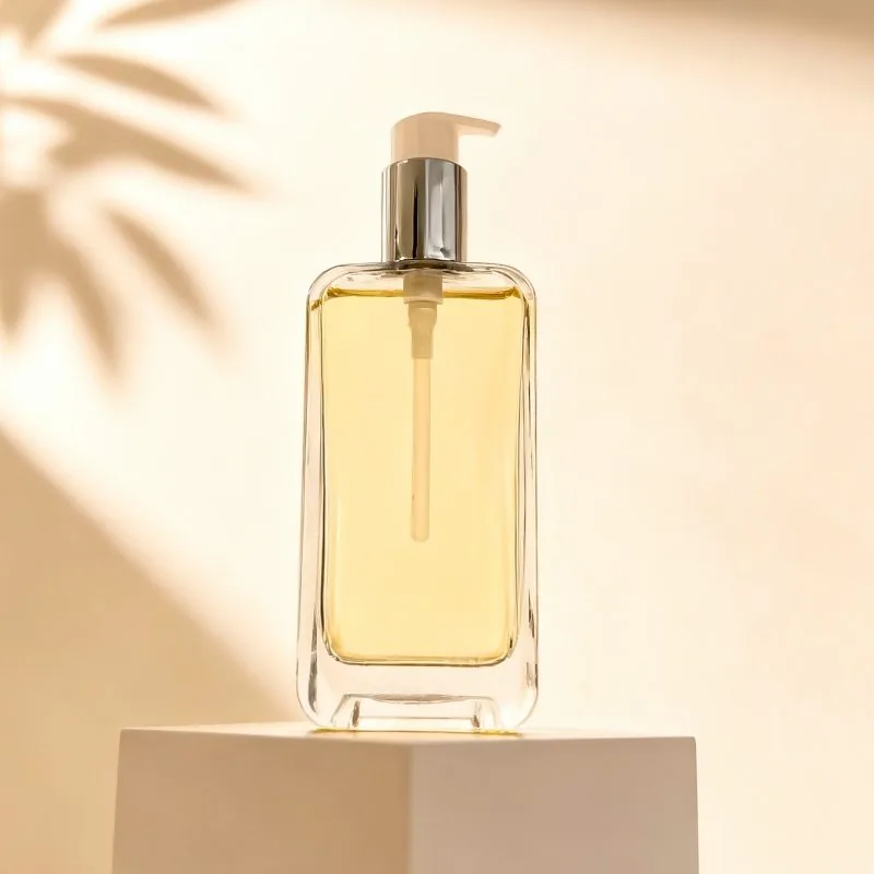 NS-029 250ml 8oz 大容量角型エッセンシャルオイルスプレーポンプボトル