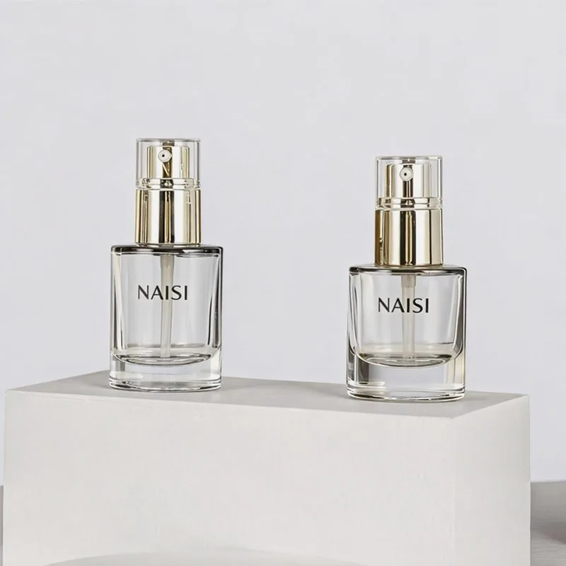 30ml, 40ml, 120ml, 100ml cosmetic spray/pump/toner essential oil glass bottle