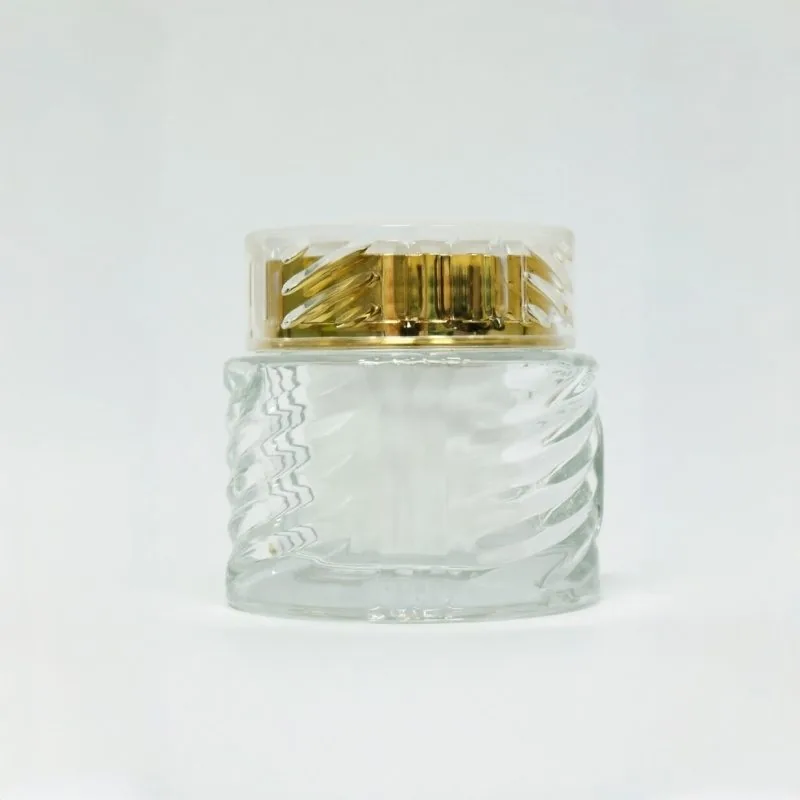 Refillable 50ml Glass Cream Jars for Sustainable Skincare Brands