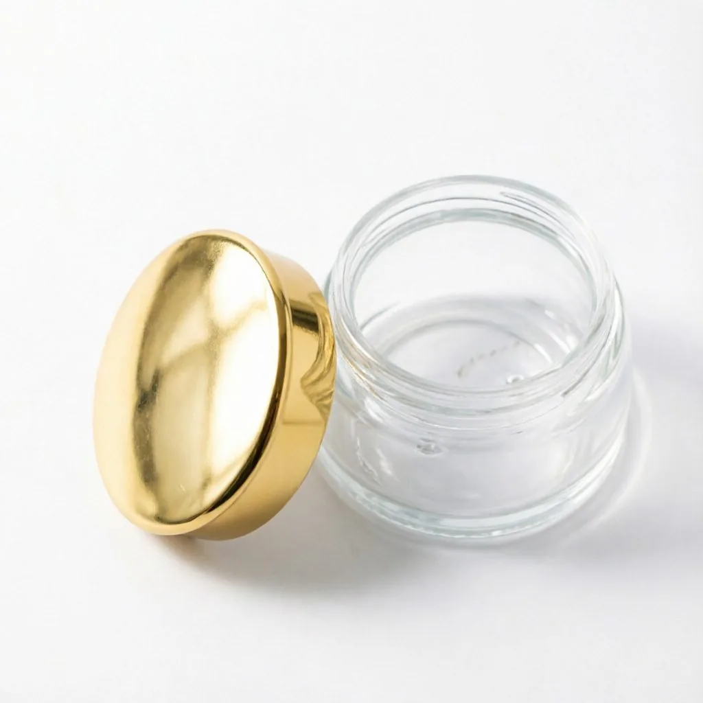 Luxury Cosmetic Cream Jars with Premium Glass Packaging