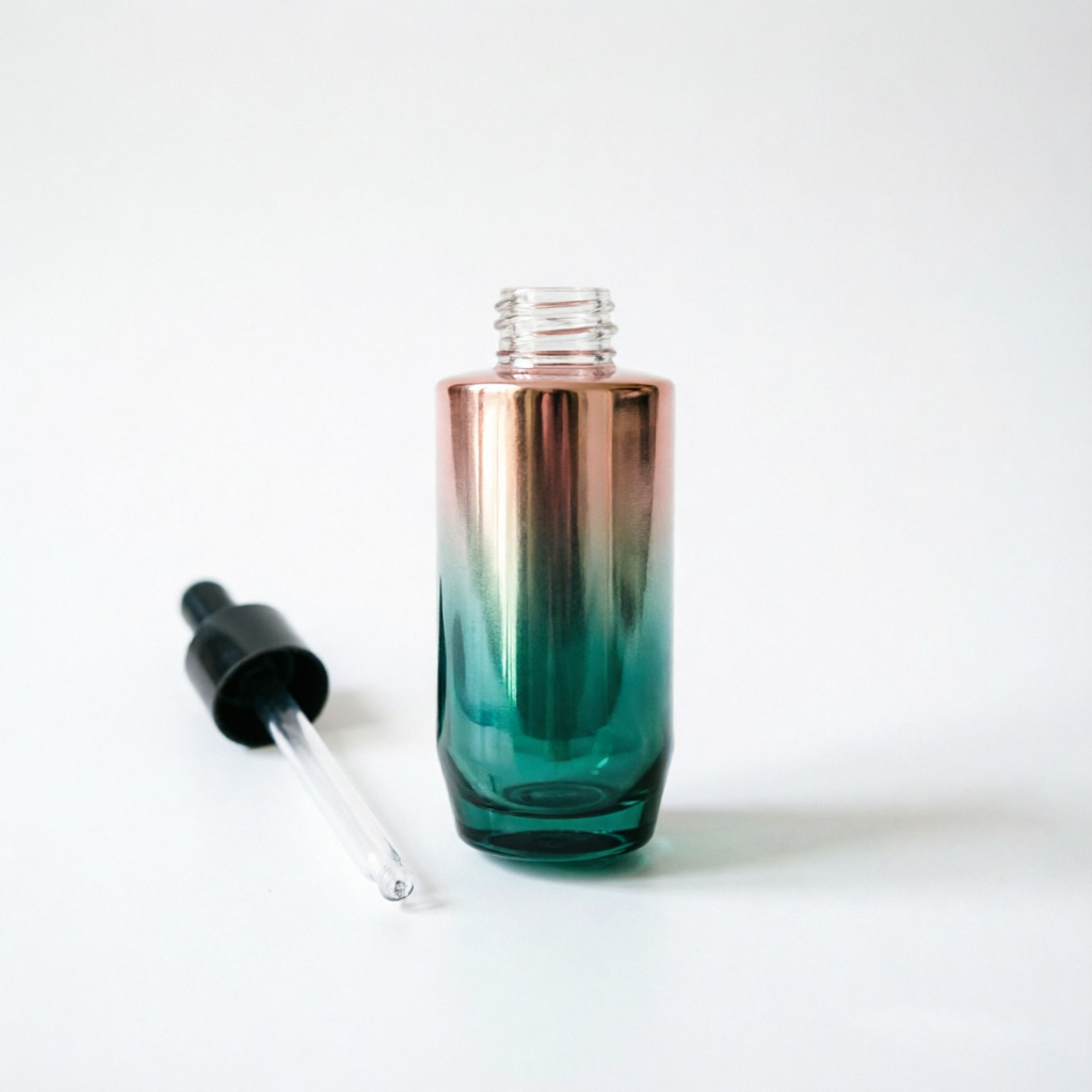 Iridescent Gradient стеклянный флакон-капельница