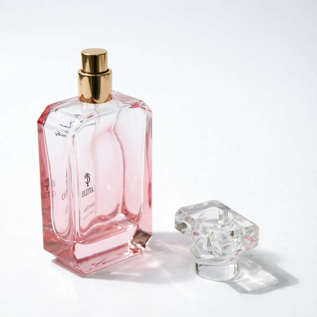 Pink Gradient Glass Parfümflasche 50ml