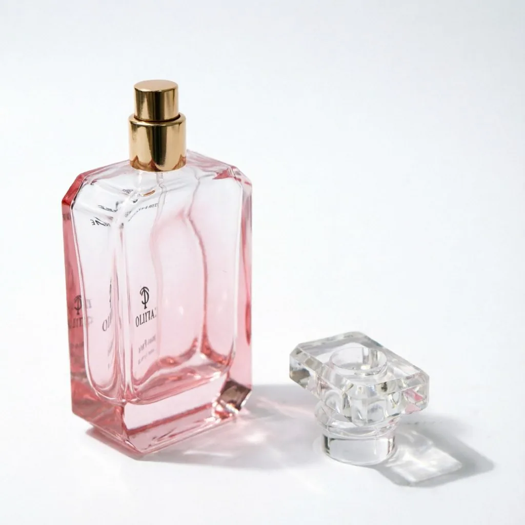 Pink Gradient Glass Perfume Bottle 50ml