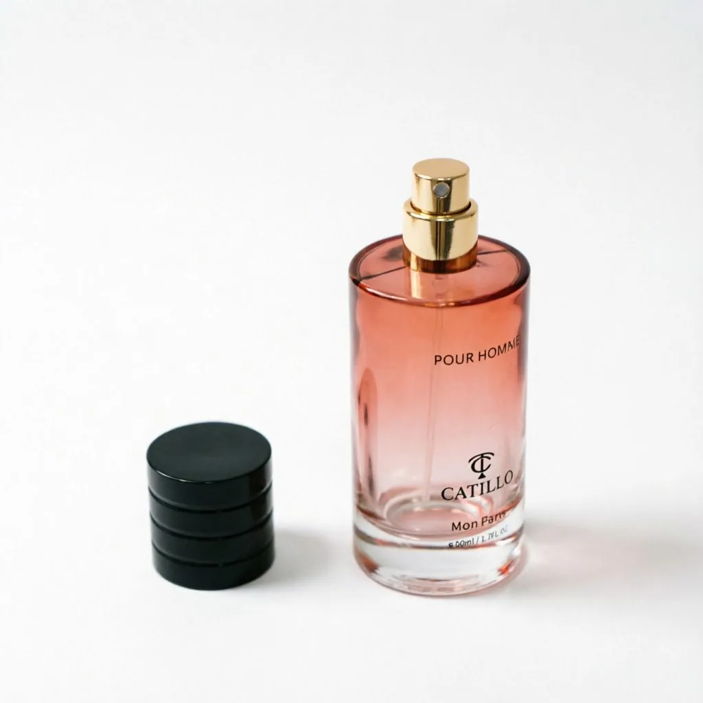 Amber Square Perfume Bottle 50ml