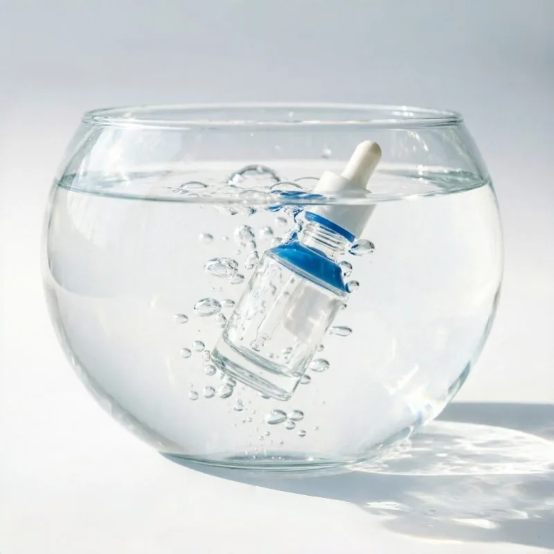 Blue Cosmetic Essence Bottle 30ml