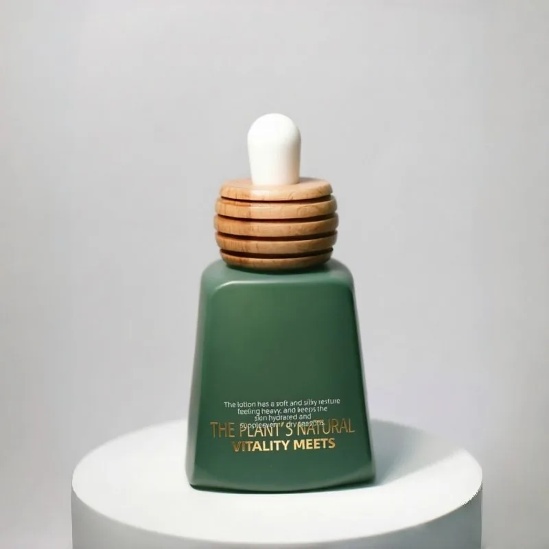 Frosted Green Glass Essential Oil Bottle 50ml