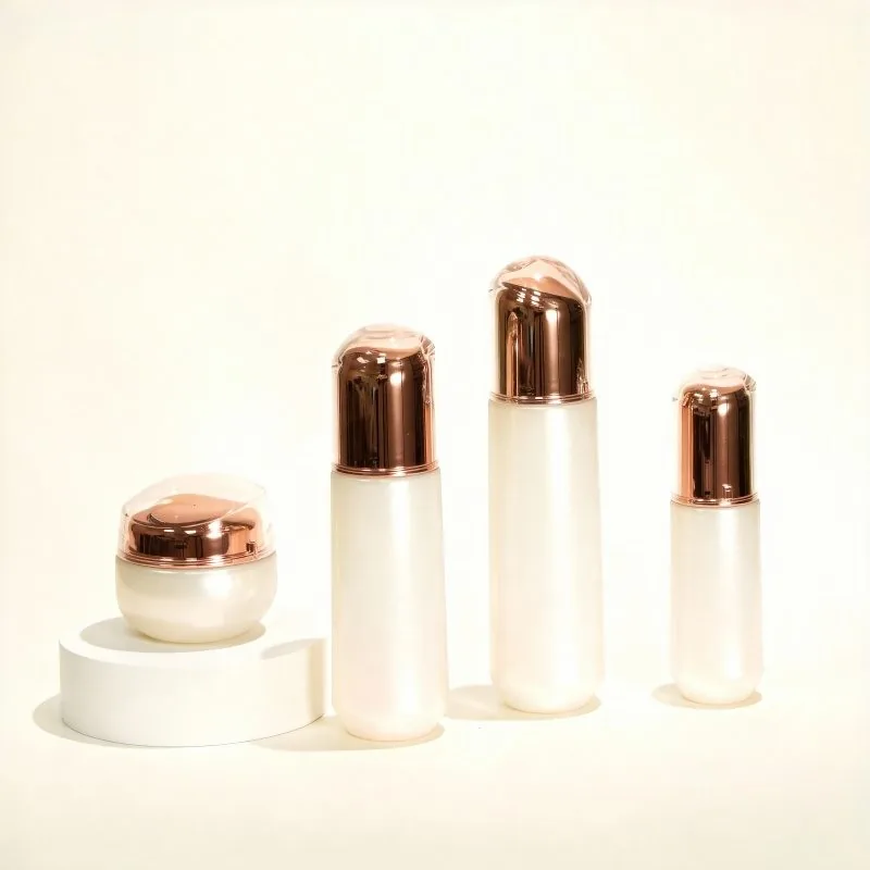50ml 100ml atacado luxo fosco transparente cosemtics frasco bomba de loção
