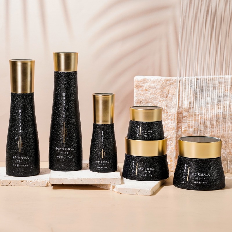 100ml Refilled oval shape cosmetics serums bottle