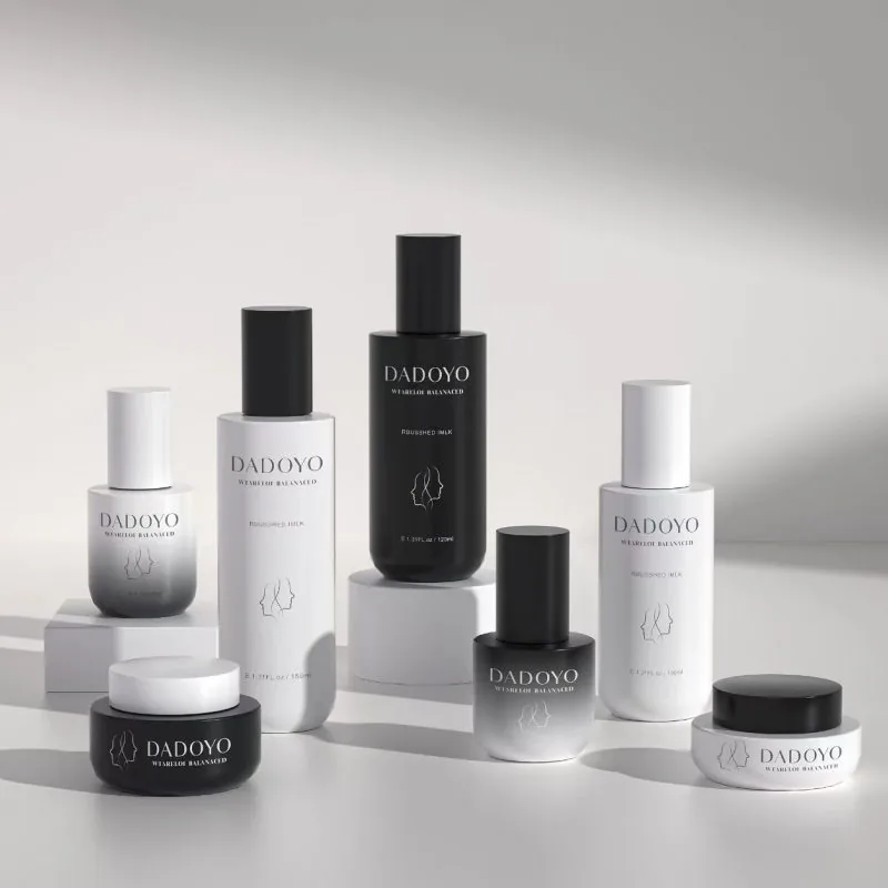 Cosmetic Jars Skincare Dropper Bottle 45ml 150ml Cosmetic Glass Packaging
