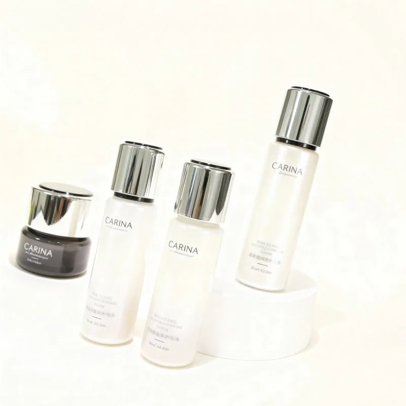 Frascos de vidro cosméticos de vidro dos recipientes 30ml 30g 50g para cosméticos