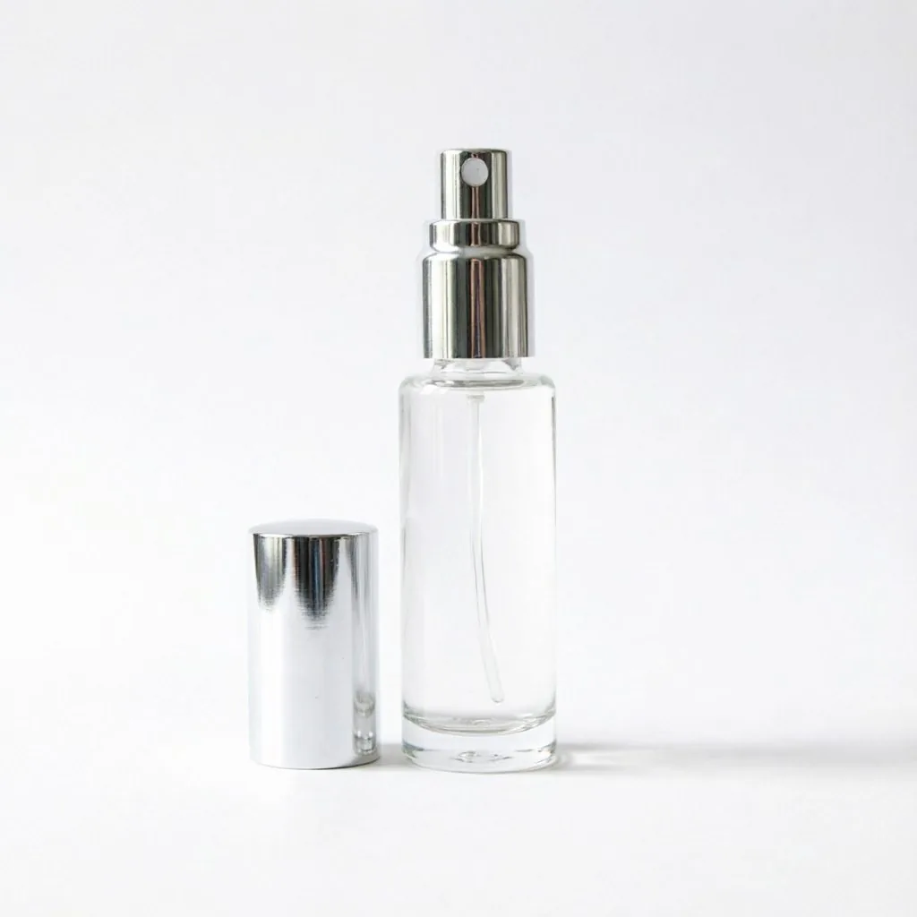 Mini Square Glass parfüm şişesi with Silver Spray Pump 5ml 8ml 15ml 30ml