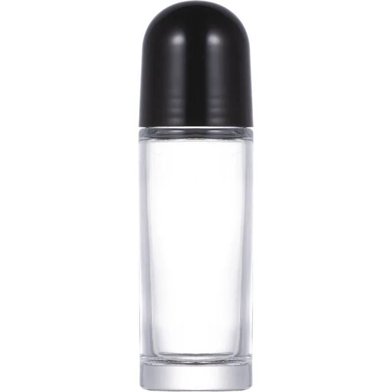 Ball bearing bottle cap 25ml 30ml 50ml antiperspirant deodorant lotion glass bottle