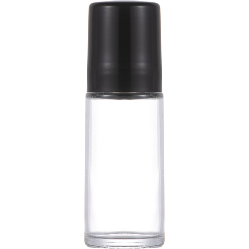 Wholesale 50ml cylindrical glass ball-shaped perfume/deodorant empty bottles